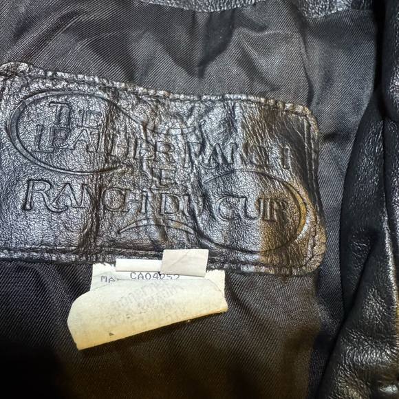 Leather ranch Black Leather Jacket for Women - Picture 3 of 7
